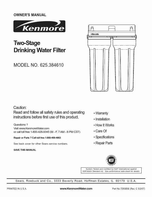 Kenmore Water Dispenser 625_38461-page_pdf